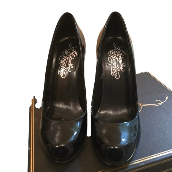 Alejandro Ingelmo Black Patent Leather stiletto - Size 6.5 US - Picture 2 of 4